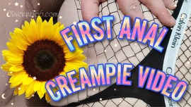 Amateur FTM First Anal Creampie Video POV + Static Angle