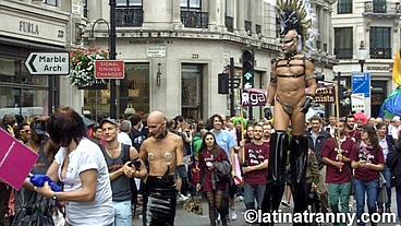 Transgender whore Nikki Montero prostitute in Swiss and London working on the streets