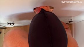 He shouldn&#039;t be here - but his orgasm is unstoppable