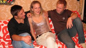 Beautiful teen Anna gets nicely penetrated in the missionary pose