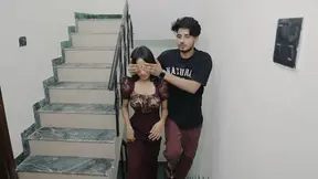 Husband gives wife a birthday surprise with romantic and hard sex.