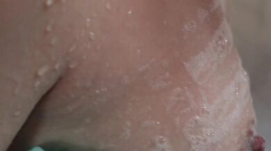 My naughty wife teasin me in the car wash then took my load inside