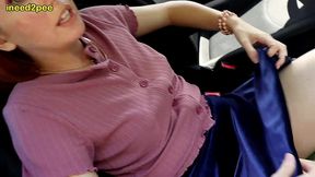 lizzy lamb wetting her panties in parking lot real omorashi