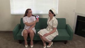 Two Nurses geting mesmerized 11