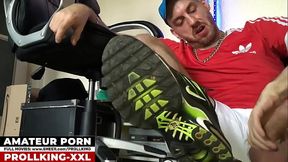 19 - BAD GUY PLAYS WITH HIS HUGE COCK