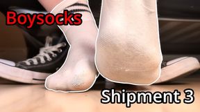 Boysocks Shipment 3 - Sending my Used, Sweaty, Dirty, White Socks to a lucky Loser [1080p]