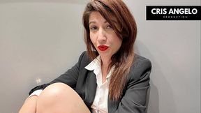 Spanish MILF gets fucked in the elevator and her neighbor's cock