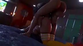 Ada Seduces Claire in Steamy Resident Evil Lesbian Encounter