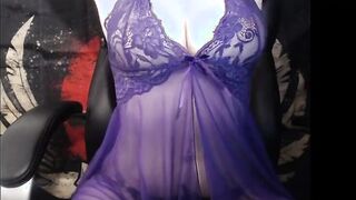 Beauty BLONDE 18 into Beauty Purple panties