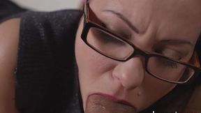 Elegant Euro - Two rough guys double fuck hot Euro girl