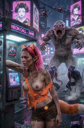 Cyber AI generates upped and ripped clothing for fantasy boobs AI