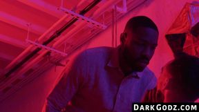 DarkGodz.com - Ebony male's domination of a petite gay in a raw, interracial pounding