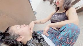 SUFFER WITH MY HAND FUCKING YOUR THROAT - BY BABE - CLIP 4