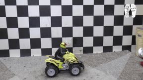 Toy Car under Christins Pumps