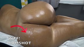 Husband Watch Masseur Massage his Wife | Masseur Jerking and Cumming on her Fat Ass | `
