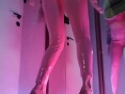 Latex Fetish Katrix posing and dancing with highheels PMV