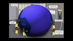 Violet in the juicing room (alternate end)