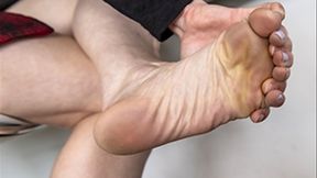 Tired Sore Feet Tease featuring Claire Irons - 720 HD MP4