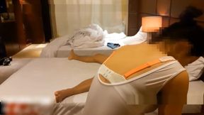 Busty Japa babe gets hardcore hotel pounding, solo co-ed&#039;s debut
