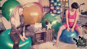 Jane and Pia pops Belbal B350 Balloons HD Version