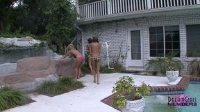Skinny dipping and peeing in the bushes