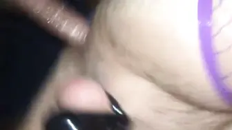 Sissy in Chastity Device Takes Bareback Anal Fuck