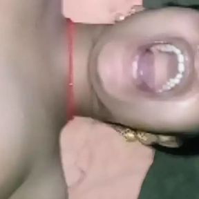 Indian ladies stripped naked and fucked with thick cock by laying black soul Indian boy hot sex