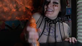 Dani Gives You Nice Edging Before A Halloween Party POV