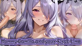 Mommy Camilla gives you the first orgasm with a real woman