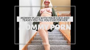 Mommy teases your cock and gives you Jerk off instructions until you cum V507