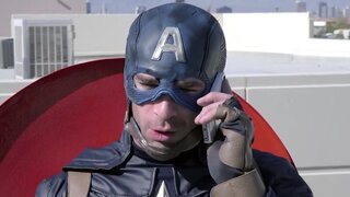 Peta Jensen fucking as Black Widow in a taboo porn spoof