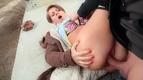 Sasha Zima in Euro Cutie Banged Outdoors - PublicPickups