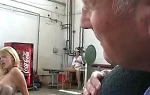 Orgy at the factory