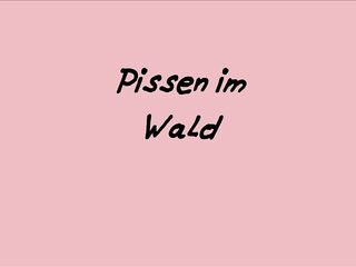 Pissing in the forest