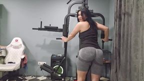 Orgasm Control, Masturbation in the Gym.