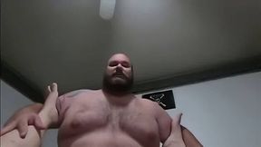 Fat Daddy Bear Takes it Like a Pro