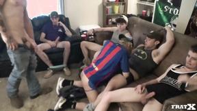 ”Big dick gay gangbang”