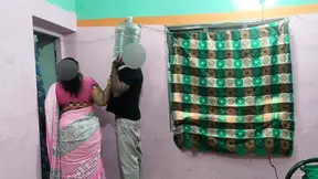 Desi housewife's tight hole gets drilled by a big black cock