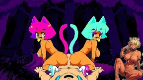 Slime Girls Loss Triggers Steamy Taboo Encounter in Flip-Witch Ritual