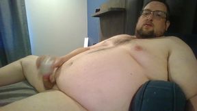 cumming through my toy