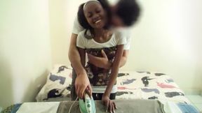 Amateur Black Teen Railed Rough By Big Cock American In Homemade Fuck