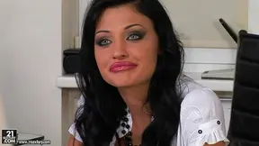 Aletta Ocean Gets Her Holes Fucked Hard Backstage DP Action