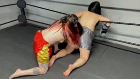 MWTT-08 Tara vs Lily Kat TOPLESS BOXING DOMINATION