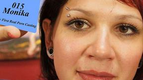 ”Monika first real porn casting”