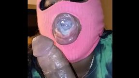 She blew bubbles with my cum after sucking my dick real good
