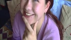 First Blowjob Of18 Year Old Brunette