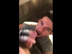 Cute cock sucker and cum eater