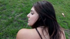 Big Tits Brunette Likes to Fuck with Her Mechanic with a Big Hard Cock