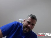 British Doctor humiliates you for circumcised cock & gives you hanjob PREVIEW