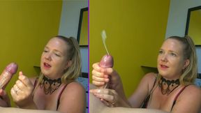 This MILF knows how to edge a hard cock - TAKE ME SLO